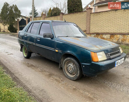 Зеленый ЗАЗ 1103 Славута, объемом двигателя 1.2 л и пробегом 320 тыс. км за 550 $, фото 1 на Automoto.ua