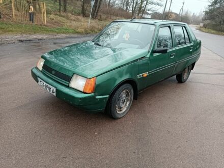 Зеленый ЗАЗ 1103 Славута, объемом двигателя 1.2 л и пробегом 150 тыс. км за 510 $, фото 1 на Automoto.ua