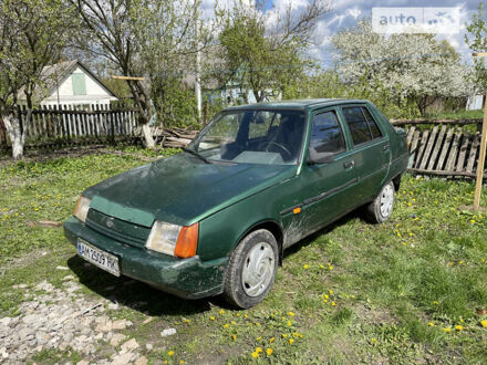 Зеленый ЗАЗ 1103 Славута, объемом двигателя 1.2 л и пробегом 200 тыс. км за 650 $, фото 1 на Automoto.ua