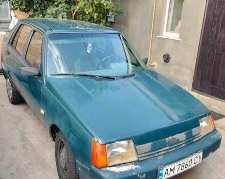 Зеленый ЗАЗ 1103 Славута, объемом двигателя 1.2 л и пробегом 130 тыс. км за 507 $, фото 1 на Automoto.ua
