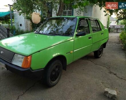 Зеленый ЗАЗ 1103 Славута, объемом двигателя 1.2 л и пробегом 100 тыс. км за 600 $, фото 1 на Automoto.ua