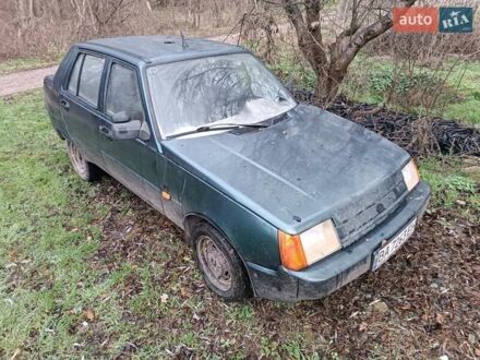 Зеленый ЗАЗ 1103 Славута, объемом двигателя 1.2 л и пробегом 123 тыс. км за 390 $, фото 1 на Automoto.ua