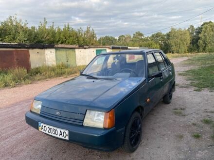 Зеленый ЗАЗ 1103 Славута, объемом двигателя 1.2 л и пробегом 150 тыс. км за 650 $, фото 1 на Automoto.ua