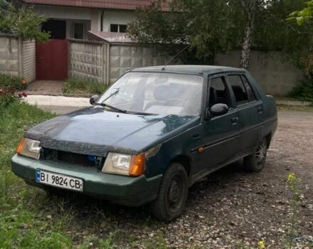 Зеленый ЗАЗ 1103 Славута, объемом двигателя 1.2 л и пробегом 60 тыс. км за 460 $, фото 1 на Automoto.ua