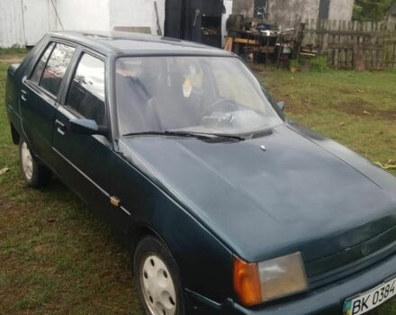Зеленый ЗАЗ 1103 Славута, объемом двигателя 1.2 л и пробегом 285 тыс. км за 500 $, фото 1 на Automoto.ua