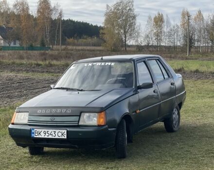 Зеленый ЗАЗ 1103 Славута, объемом двигателя 1.2 л и пробегом 120 тыс. км за 650 $, фото 1 на Automoto.ua