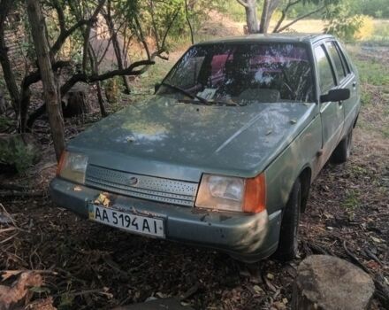 Зеленый ЗАЗ 1103 Славута, объемом двигателя 1.2 л и пробегом 196 тыс. км за 900 $, фото 1 на Automoto.ua