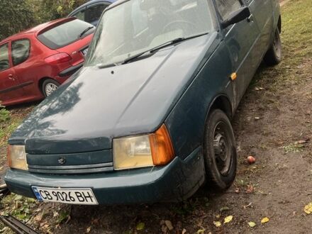 Зеленый ЗАЗ 1103 Славута, объемом двигателя 1.2 л и пробегом 170 тыс. км за 550 $, фото 1 на Automoto.ua