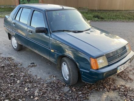 Зеленый ЗАЗ 1103 Славута, объемом двигателя 1.2 л и пробегом 76 тыс. км за 762 $, фото 1 на Automoto.ua