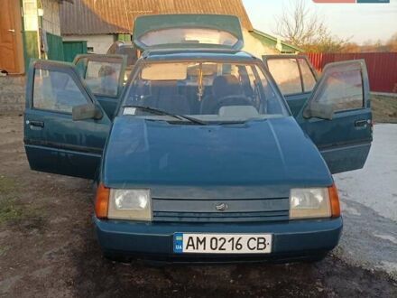 Зеленый ЗАЗ 1103 Славута, объемом двигателя 1.2 л и пробегом 170 тыс. км за 900 $, фото 1 на Automoto.ua