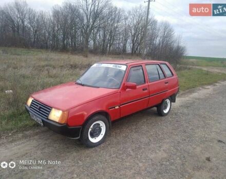 Красный ЗАЗ 1105 Дана, объемом двигателя 1.1 л и пробегом 100 тыс. км за 844 $, фото 3 на Automoto.ua