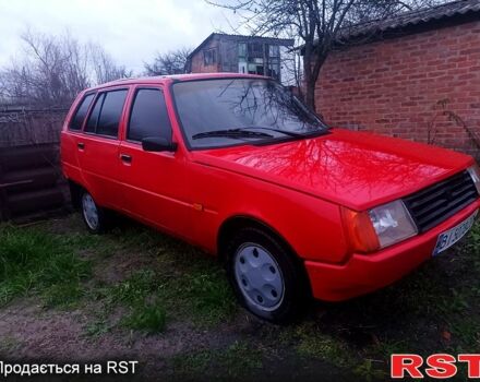 Красный ЗАЗ 1105 Дана, объемом двигателя 1.2 л и пробегом 200 тыс. км за 600 $, фото 1 на Automoto.ua