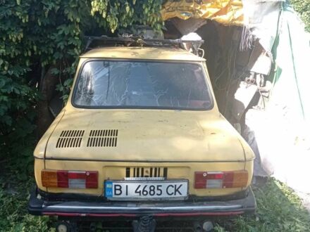 Желтый ЗАЗ 968, объемом двигателя 1.2 л и пробегом 100 тыс. км за 170 $, фото 1 на Automoto.ua