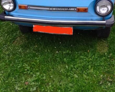 Синий ЗАЗ 968, объемом двигателя 1 л и пробегом 59 тыс. км за 720 $, фото 1 на Automoto.ua