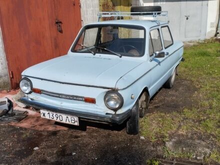 Синий ЗАЗ 968, объемом двигателя 1 л и пробегом 87 тыс. км за 413 $, фото 1 на Automoto.ua