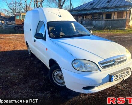Білий ЗАЗ Ланос Пікап, об'ємом двигуна 15 л та пробігом 265 тис. км за 1600 $, фото 1 на Automoto.ua