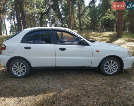 Белый ЗАЗ Ланос, объемом двигателя 1.5 л и пробегом 163 тыс. км за 1750 $, фото 2 на Automoto.ua