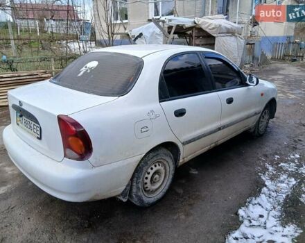 Белый ЗАЗ Ланос, объемом двигателя 1.3 л и пробегом 220 тыс. км за 2250 $, фото 4 на Automoto.ua