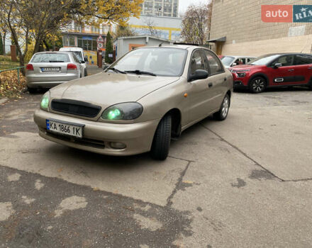 Бежевий ЗАЗ Ланос, об'ємом двигуна 1.39 л та пробігом 73 тис. км за 2000 $, фото 1 на Automoto.ua