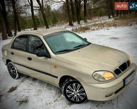 Бежевый ЗАЗ Ланос, объемом двигателя 1.3 л и пробегом 215 тыс. км за 1600 $, фото 1 на Automoto.ua