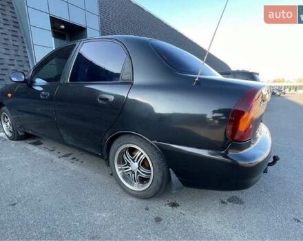 Чорний ЗАЗ Ланос, об'ємом двигуна 1.5 л та пробігом 217 тис. км за 2243 $, фото 1 на Automoto.ua