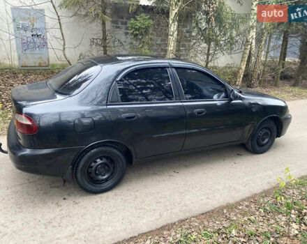 Чорний ЗАЗ Ланос, об'ємом двигуна 1.4 л та пробігом 325 тис. км за 1200 $, фото 1 на Automoto.ua