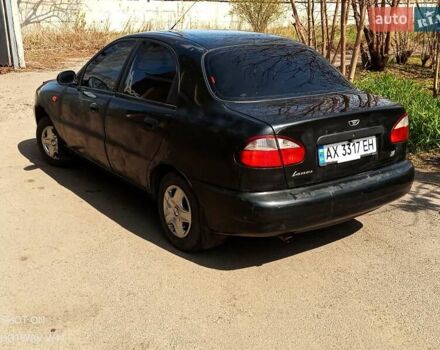 Черный ЗАЗ Ланос, объемом двигателя 1.4 л и пробегом 260 тыс. км за 1800 $, фото 1 на Automoto.ua