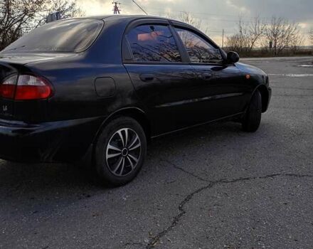 Черный ЗАЗ Ланос, объемом двигателя 1.39 л и пробегом 195 тыс. км за 2000 $, фото 2 на Automoto.ua