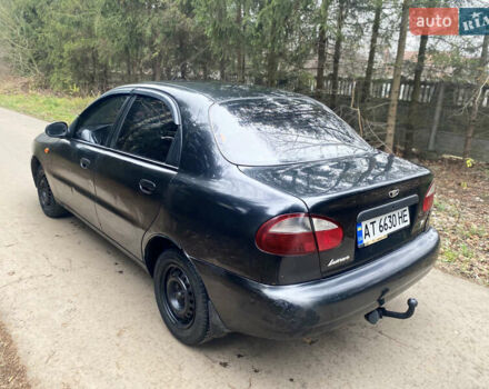 Чорний ЗАЗ Ланос, об'ємом двигуна 1.4 л та пробігом 325 тис. км за 1200 $, фото 3 на Automoto.ua