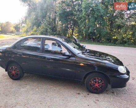Чорний ЗАЗ Ланос, об'ємом двигуна 1.4 л та пробігом 153 тис. км за 2500 $, фото 5 на Automoto.ua