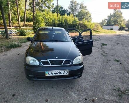 Чорний ЗАЗ Ланос, об'ємом двигуна 1.4 л та пробігом 153 тис. км за 2500 $, фото 2 на Automoto.ua