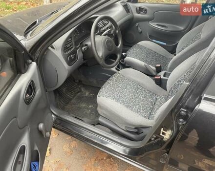 Черный ЗАЗ Ланос, объемом двигателя 1.6 л и пробегом 170 тыс. км за 2400 $, фото 16 на Automoto.ua