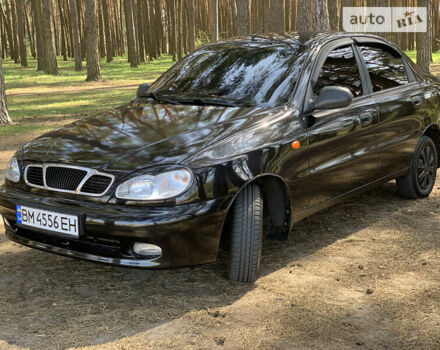 Черный ЗАЗ Ланос, объемом двигателя 1.5 л и пробегом 129 тыс. км за 3600 $, фото 1 на Automoto.ua