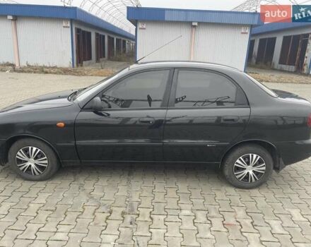 Черный ЗАЗ Ланос, объемом двигателя 1.6 л и пробегом 170 тыс. км за 2400 $, фото 1 на Automoto.ua