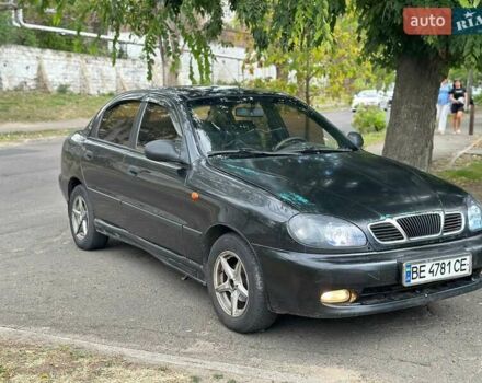 Черный ЗАЗ Ланос, объемом двигателя 1.39 л и пробегом 187 тыс. км за 2499 $, фото 2 на Automoto.ua