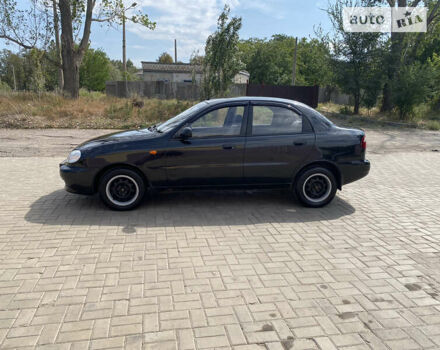 Черный ЗАЗ Ланос, объемом двигателя 1.5 л и пробегом 161 тыс. км за 2700 $, фото 1 на Automoto.ua