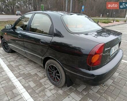 Черный ЗАЗ Ланос, объемом двигателя 1.5 л и пробегом 83 тыс. км за 3000 $, фото 4 на Automoto.ua