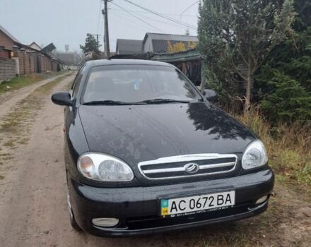 Чорний ЗАЗ Ланос, об'ємом двигуна 1.5 л та пробігом 75 тис. км за 3200 $, фото 2 на Automoto.ua