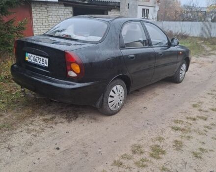 Чорний ЗАЗ Ланос, об'ємом двигуна 1.5 л та пробігом 75 тис. км за 3200 $, фото 1 на Automoto.ua