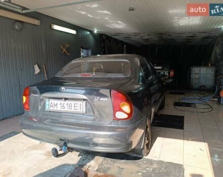 Черный ЗАЗ Ланос, объемом двигателя 1.5 л и пробегом 106 тыс. км за 3050 $, фото 2 на Automoto.ua