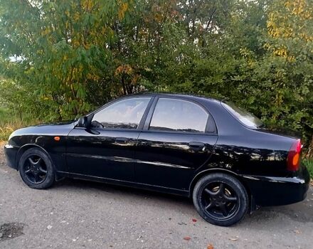 Черный ЗАЗ Ланос, объемом двигателя 1.5 л и пробегом 258 тыс. км за 2950 $, фото 1 на Automoto.ua