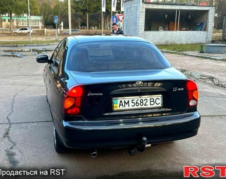 Черный ЗАЗ Ланос, объемом двигателя 1.5 л и пробегом 230 тыс. км за 4300 $, фото 1 на Automoto.ua
