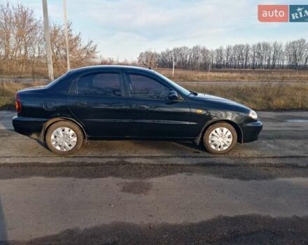 Черный ЗАЗ Ланос, объемом двигателя 1.5 л и пробегом 106 тыс. км за 3200 $, фото 6 на Automoto.ua