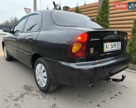 Черный ЗАЗ Ланос, объемом двигателя 1.5 л и пробегом 175 тыс. км за 2650 $, фото 4 на Automoto.ua