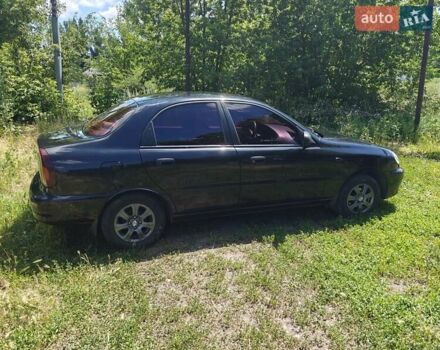 Черный ЗАЗ Ланос, объемом двигателя 1.4 л и пробегом 184 тыс. км за 4000 $, фото 5 на Automoto.ua