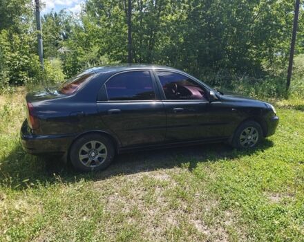 Чорний ЗАЗ Ланос, об'ємом двигуна 1.4 л та пробігом 184 тис. км за 3850 $, фото 2 на Automoto.ua