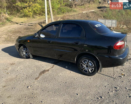 Черный ЗАЗ Ланос, объемом двигателя 1.5 л и пробегом 46 тыс. км за 2900 $, фото 1 на Automoto.ua