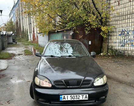 Чорний ЗАЗ Ланос, об'ємом двигуна 1.39 л та пробігом 213 тис. км за 2300 $, фото 1 на Automoto.ua