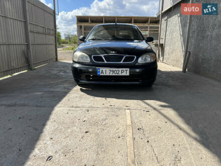 Чорний ЗАЗ Ланос, об'ємом двигуна 1.39 л та пробігом 200 тис. км за 1800 $, фото 1 на Automoto.ua