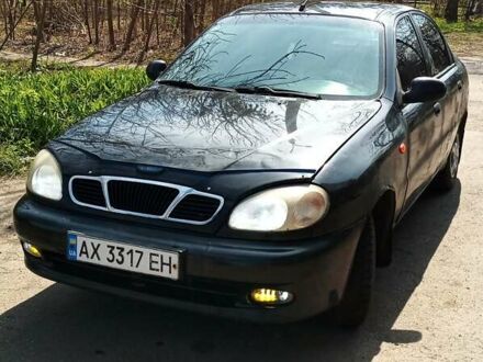 Черный ЗАЗ Ланос, объемом двигателя 1.4 л и пробегом 260 тыс. км за 1800 $, фото 1 на Automoto.ua